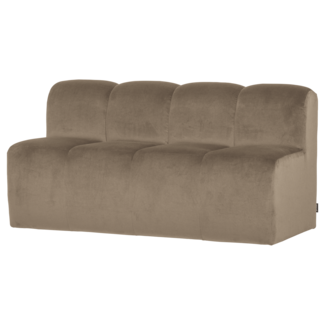 Woood Mojo Eetbank 164 Cm Met Rugleuning Velvet Khaki [FSC]
