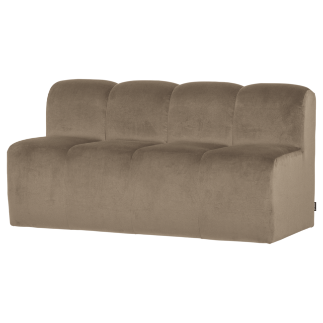 Woood Mojo Eetbank 164 Cm Met Rugleuning Velvet Khaki [FSC]