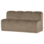 Woood Mojo Eetbank 164 Cm Met Rugleuning Velvet Khaki [FSC]