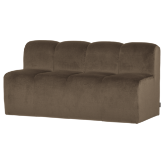 Woood Mojo Eetbank 164 Cm Met Rugleuning Velvet Taupe [FSC]
