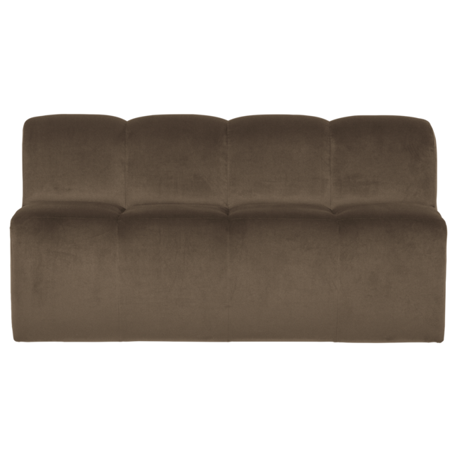 Woood Mojo Eetbank 164 Cm Met Rugleuning Velvet Taupe [FSC]