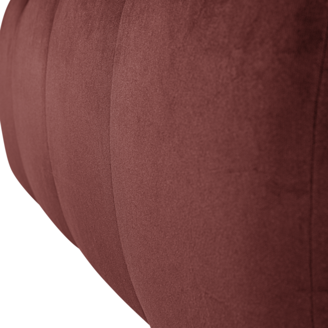 Woood Mojo Eetbank 164cm Met Rugleuning Velvet Kastanjebruin [FSC]