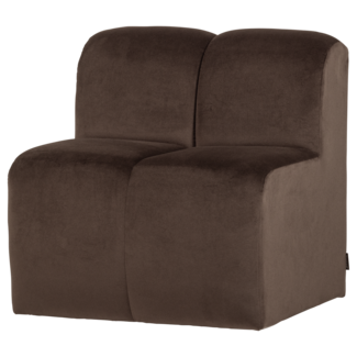 Woood Mojo Eetbank 84 Cm Met Rugleuning Velvet Bruin [FSC]