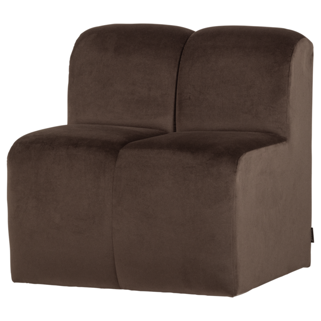 Woood Mojo Eetbank 84 Cm Met Rugleuning Velvet Bruin [FSC]