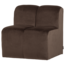 Woood Mojo Eetbank 84 Cm Met Rugleuning Velvet Bruin [FSC]