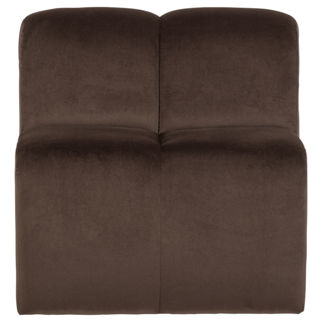 Woood Mojo Eetbank 84 Cm Met Rugleuning Velvet Bruin [FSC]