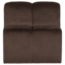 Woood Mojo Eetbank 84 Cm Met Rugleuning Velvet Bruin [FSC]