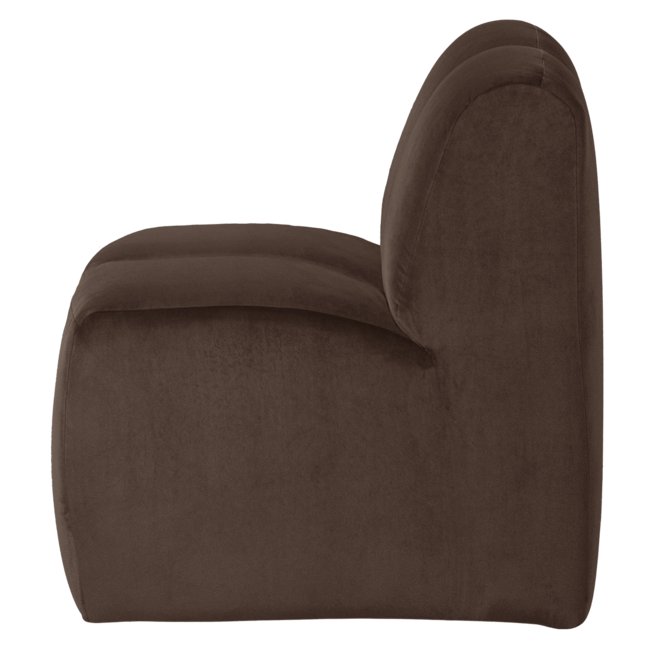 Woood Mojo Eetbank 84 Cm Met Rugleuning Velvet Bruin [FSC]