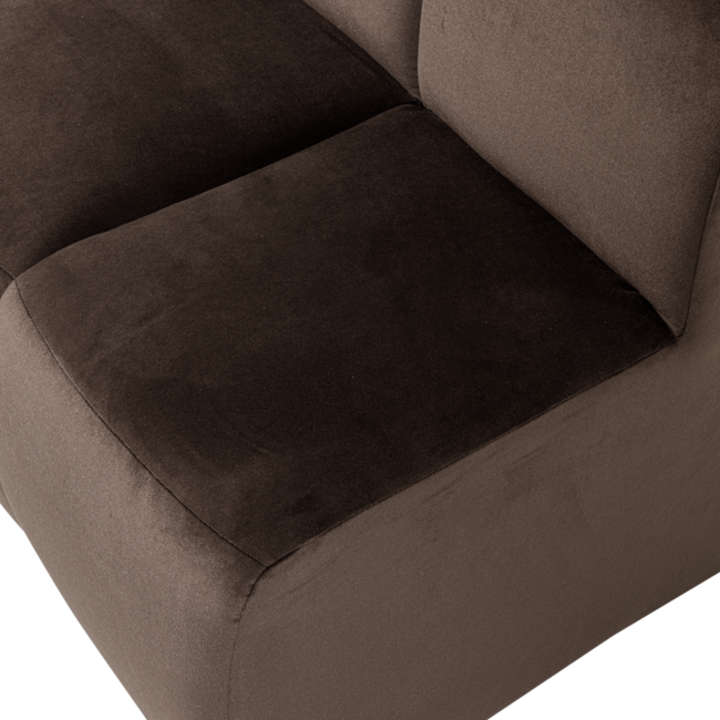 Woood Mojo Eetbank 84 Cm Met Rugleuning Velvet Bruin [FSC]