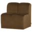 Woood Mojo Eetbank 84 Cm Met Rugleuning Velvet Honinggeel [FSC]