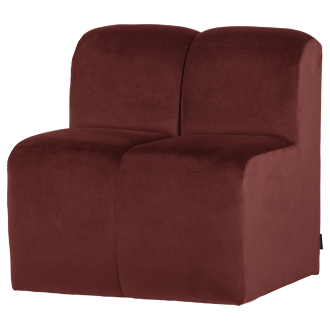 Woood Mojo Eetbank 84 Cm Met Rugleuning Velvet Kastanjebruin [FSC]