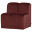 Woood Mojo Eetbank 84 Cm Met Rugleuning Velvet Kastanjebruin [FSC]