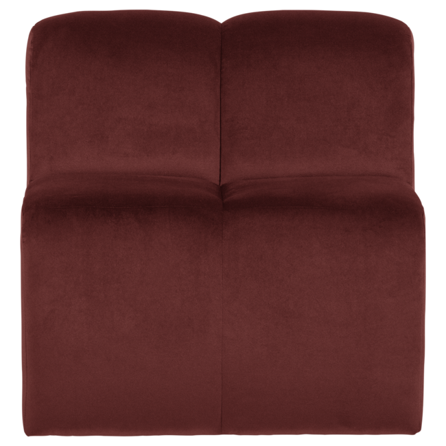 Woood Mojo Eetbank 84 Cm Met Rugleuning Velvet Kastanjebruin [FSC]