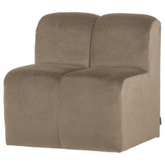 Woood Mojo Eetbank 84 Cm Met Rugleuning Velvet Khaki [FSC]