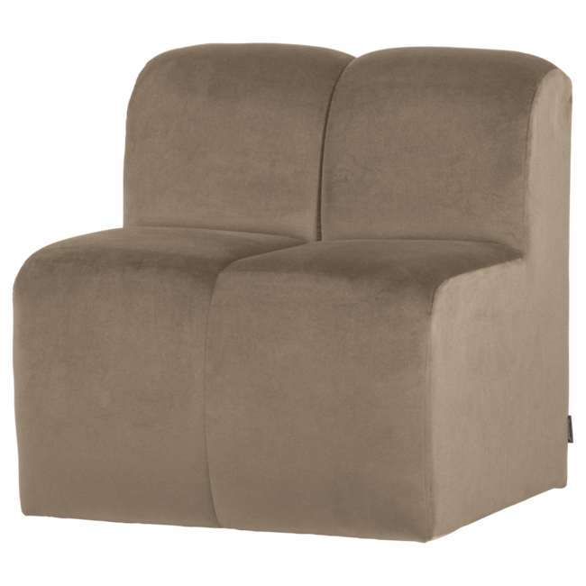 Woood Mojo Eetbank 84 Cm Met Rugleuning Velvet Khaki [FSC]