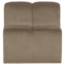 Woood Mojo Eetbank 84 Cm Met Rugleuning Velvet Khaki [FSC]