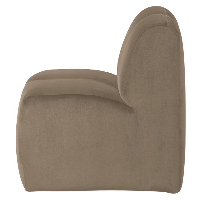 Woood Mojo Eetbank 84 Cm Met Rugleuning Velvet Khaki [FSC]