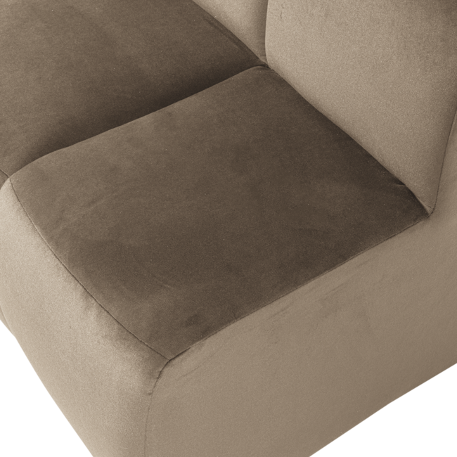 Woood Mojo Eetbank 84 Cm Met Rugleuning Velvet Khaki [FSC]