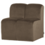 Woood Mojo Eetbank 84 Cm Met Rugleuning Velvet Taupe [FSC]