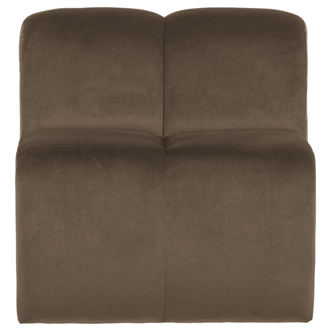 Woood Mojo Eetbank 84 Cm Met Rugleuning Velvet Taupe [FSC]