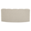 Woood Mojo Eetbank Halfronde Hoek Rugleuning Boucle Beige [FSC]