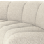 Woood Mojo Eetbank Halfronde Hoek Rugleuning Boucle Beige [FSC]