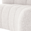 Woood Mojo Eetbank Halfronde Hoek Rugleuning Boucle Ecru [FSC]