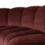 Woood Mojo Eetbank Halfronde Hoek Rugleuning Velvet K.Bruin [FSC]