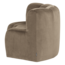 Woood Mojo Eetbank Halfronde Hoek Rugleuning Velvet Khaki [FSC]