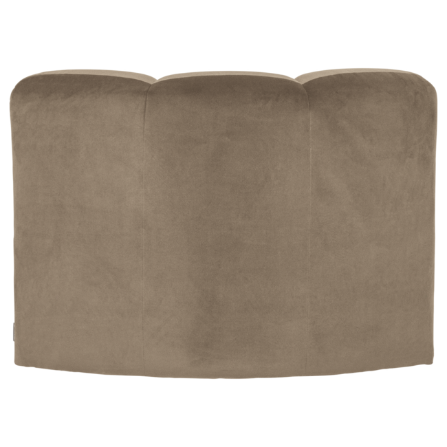Woood Mojo Eetbank Hoek Met Rugleuning Velvet Khaki [FSC]