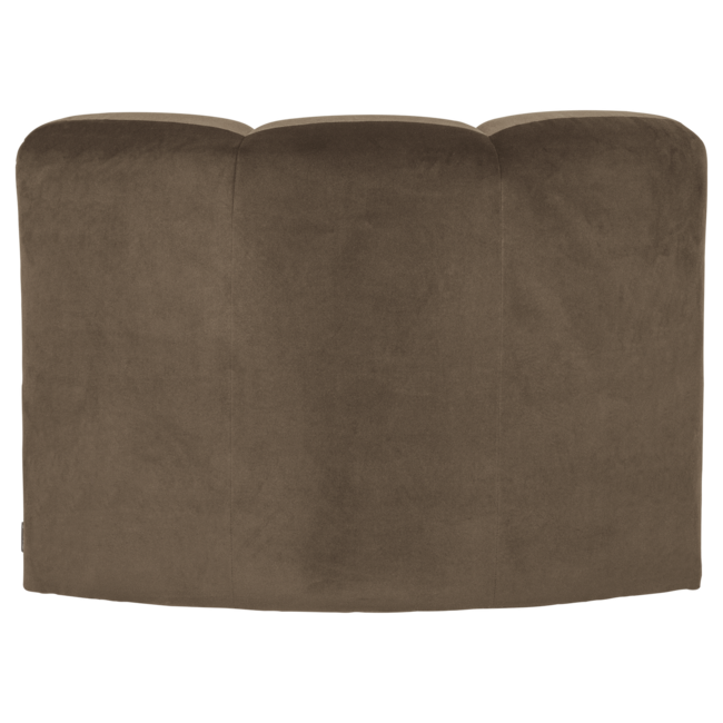 Woood Mojo Eetbank Hoek Met Rugleuning Velvet Taupe [FSC]