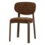 Woood Foon Eetkamerstoel 3d Structuurstof Bruin - Set Van 2 [FSC]