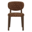 Woood Foon Eetkamerstoel 3d Structuurstof Bruin - Set Van 2 [FSC]