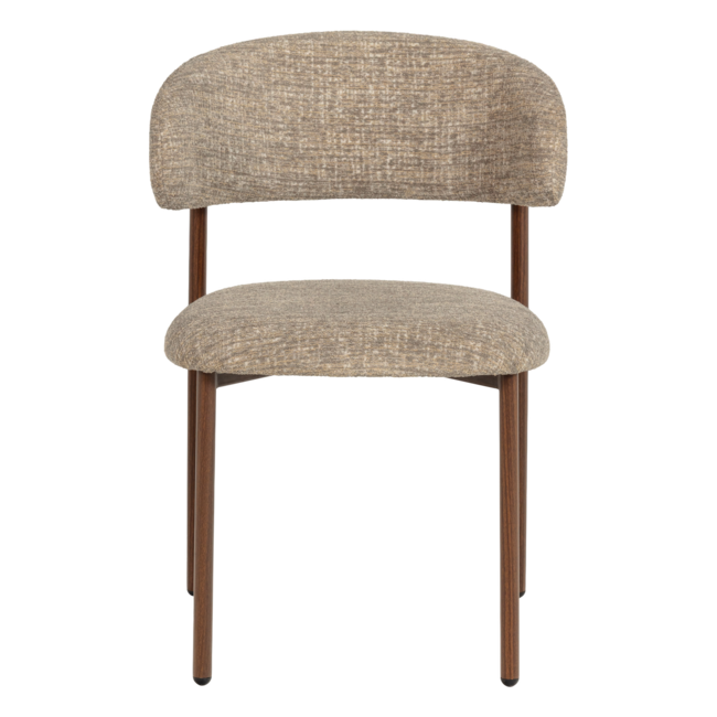 Woood Kelu Eetkamerstoel Wollig Naturel Melange - Set Van 2 [FSC]