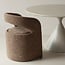 Woood Lanor Eetkamerstoel Grove Boucle Bruin [FSC]