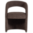 Woood Lanor Eetkamerstoel Grove Boucle Donkerbruin [FSC]