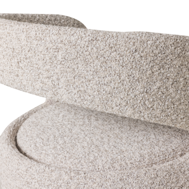 Woood Lanor Eetkamerstoel Grove Boucle Naturel [FSC]