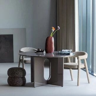 Woood Marvo Eettafel O130 Cm Mdf Mokkabruin [FSC]