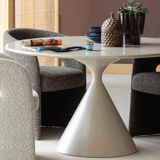 Woood Mavo Eettafel O130 Cm Mdf Zand [FSC]