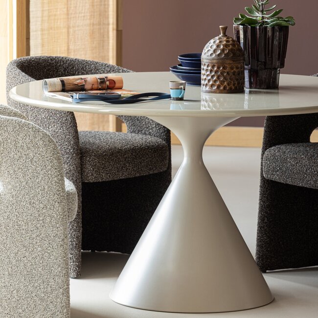 Woood Mavo Eettafel O130 Cm Mdf Zand [FSC]