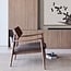 Woood Bask Fauteuil Walnoothout Bruin