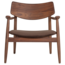 Woood Bask Fauteuil Walnoothout Bruin