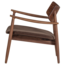 Woood Bask Fauteuil Walnoothout Bruin