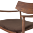 Woood Bask Fauteuil Walnoothout Bruin