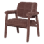 Woood Loom Fauteuil Chenille Structuur Oudroze [FSC]