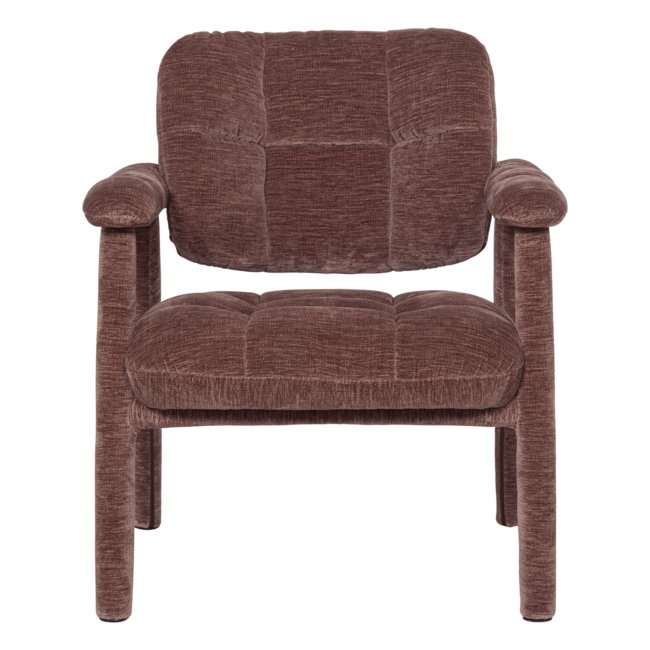 Woood Loom Fauteuil Chenille Structuur Oudroze [FSC]