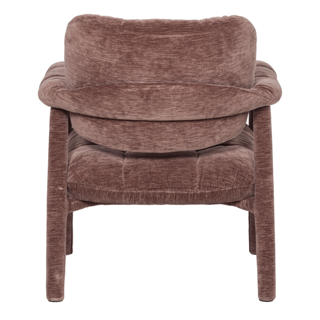 Woood Loom Fauteuil Chenille Structuur Oudroze [FSC]