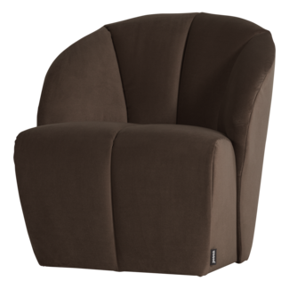 Woood Mojo Draaifauteuil Velvet Bruin [FSC]