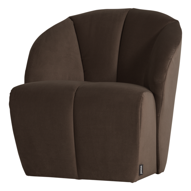 Woood Mojo Draaifauteuil Velvet Bruin [FSC]