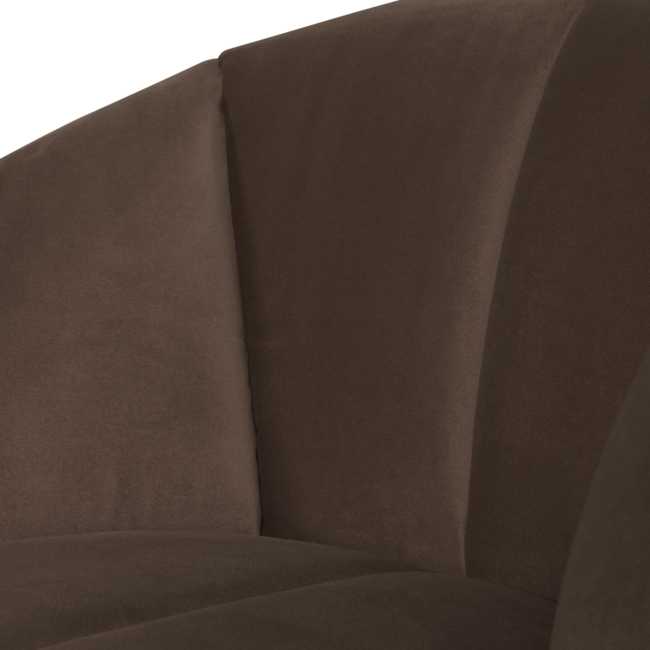 Woood Mojo Draaifauteuil Velvet Bruin [FSC]